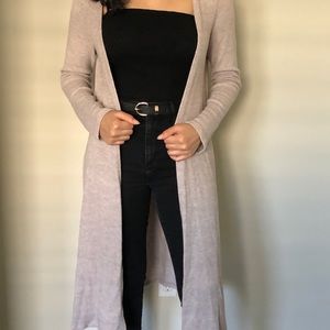 Lilac Long Sleeve Cardigan